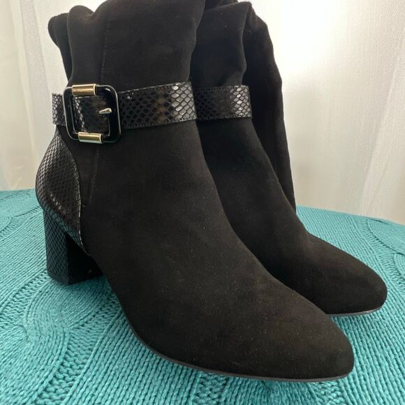 Karen Scott Women's Block Heel Isabell Knee High Dress Boot Black Size 9 NWOT - Picture 4 of 7